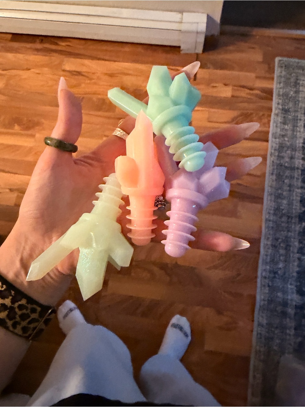 Pastel Rocket Bath Toys Set - Kids Toys